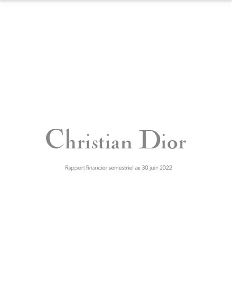 dior actionnaires|course christian dior finance.